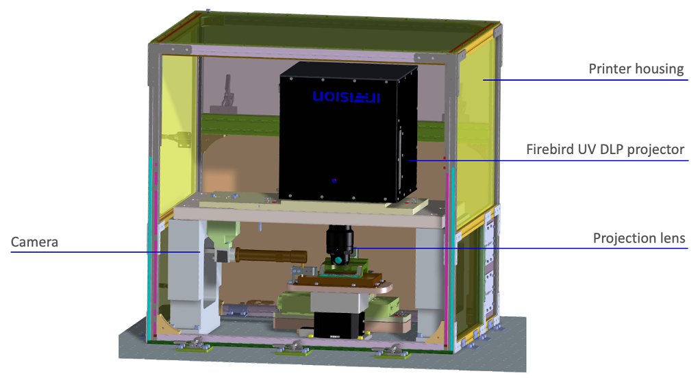 Numbat 3d printer CAD drawing