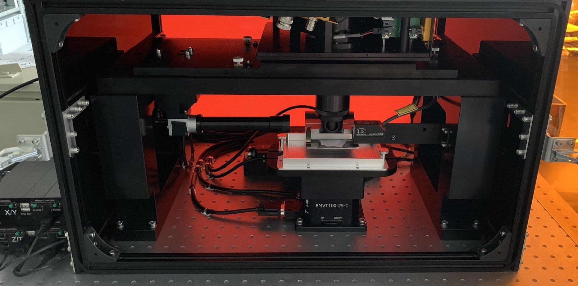 View of the NUMBAT DLP 3D-printer